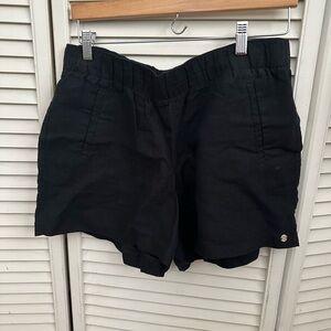 Lilly Pulitzer 4” Lilo Linen Black Shorts